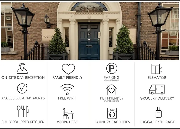 公寓 Premier Dublin, Leeson Street *